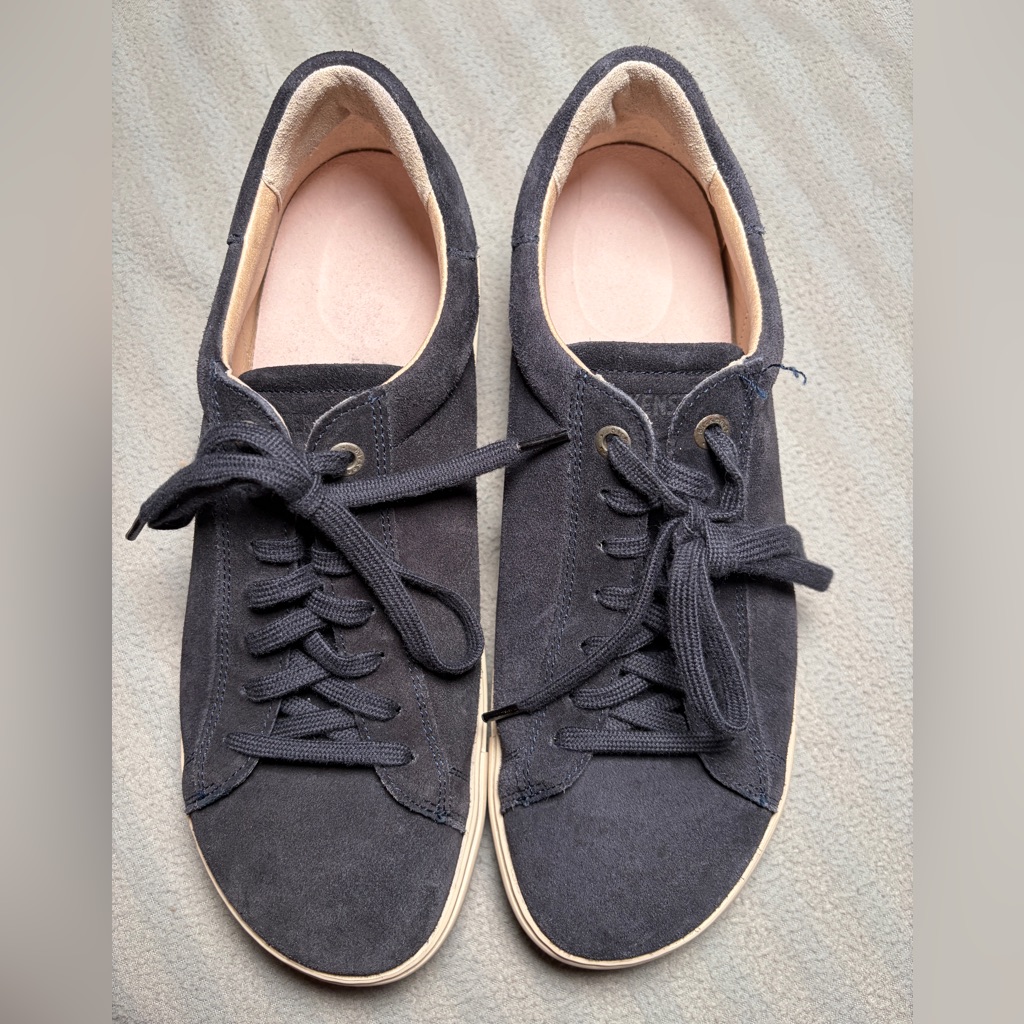 Birkenstock Bend Low Sneaker In Black Suede